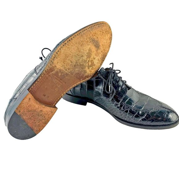 CHURCH’S Prima Classe Handmade Alligator Skin Split Toe Oxford‎ - Picture 6 of 11